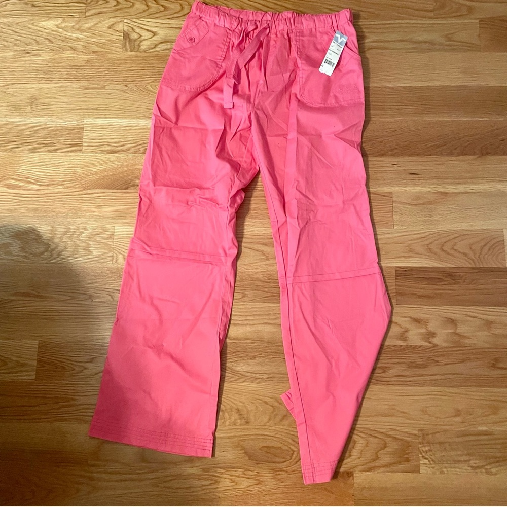 Laura Ashley pink scrub pants NWT medium